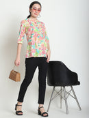 Multi Floral Pure Cotton Top