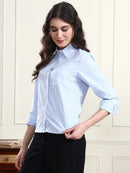 Blue & White Striped Shirt